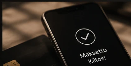 Tilauksen vahvistaminen ja maksaminen