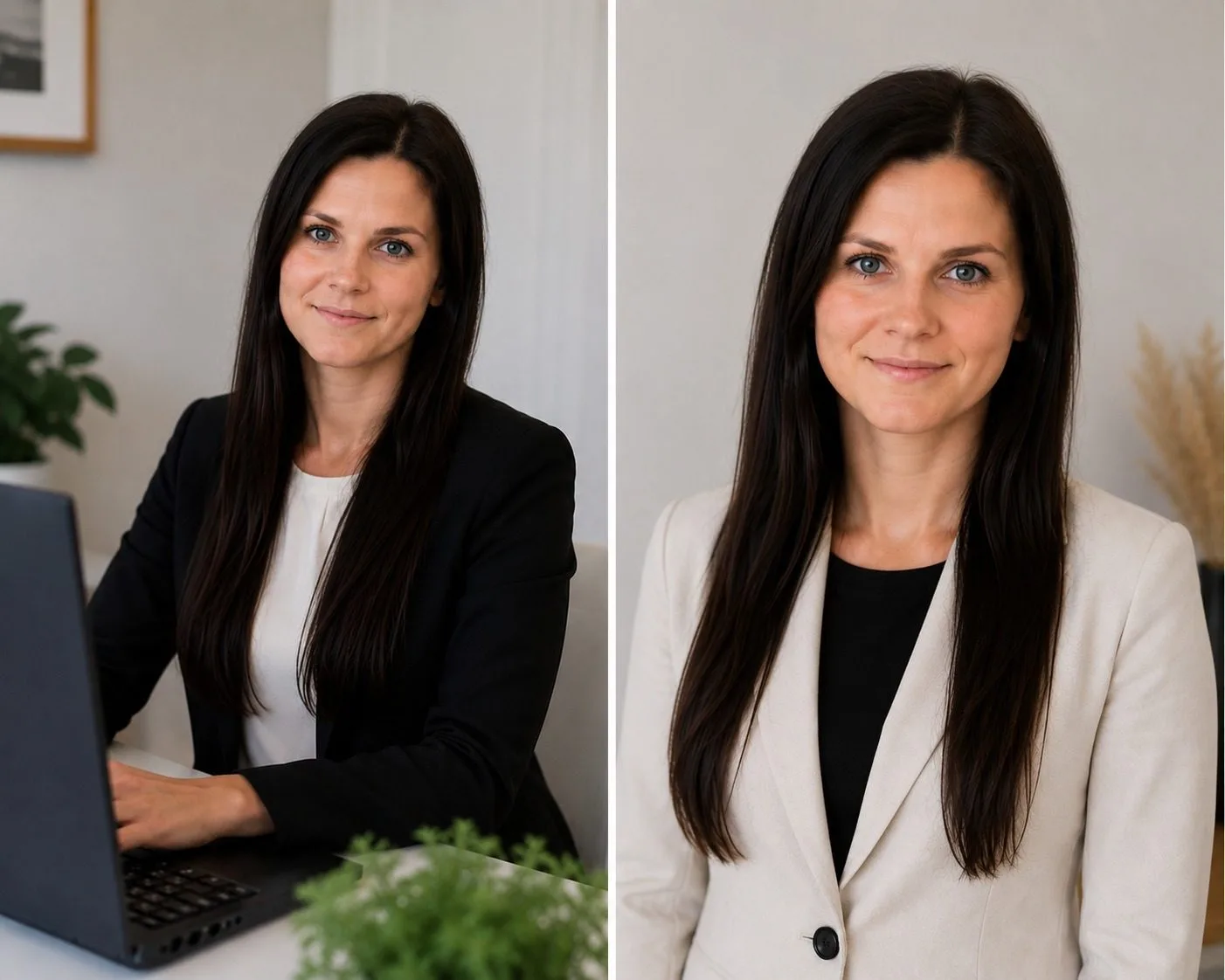 Yksilöllinen kuvapari jälkeen-kuva