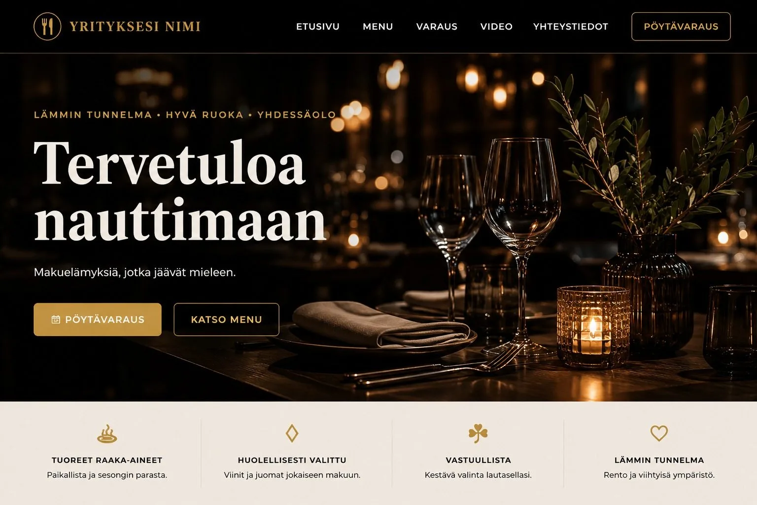 Ravintola demo